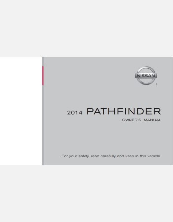 nissan pathfinder 2014 owners manual in english